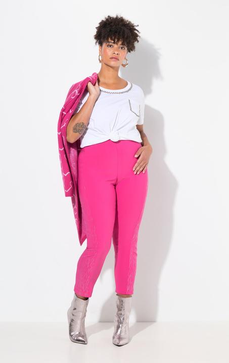 Produktbild Miamoda Bengalin-Hose, elastischer Slim Fit, Metallic-Druck (54)