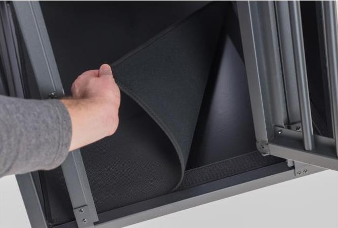 Image du produit Kerbl Box de transport pour chiens Vacation Alu Simple porte Medium (Chien, Fermeture de sécurité)