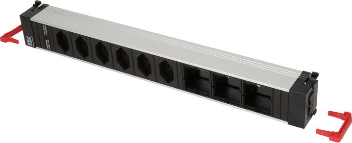 Produktbild Bachmann Steckdosenleiste CONFERENCE, 6x T13, 3x Custom-ABD leer (6 x, Typ 13)