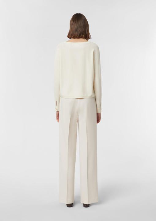 Produktbild Comma Strickpullover Milano Strick mit Schmuck-Knopf an der Manschette (48)