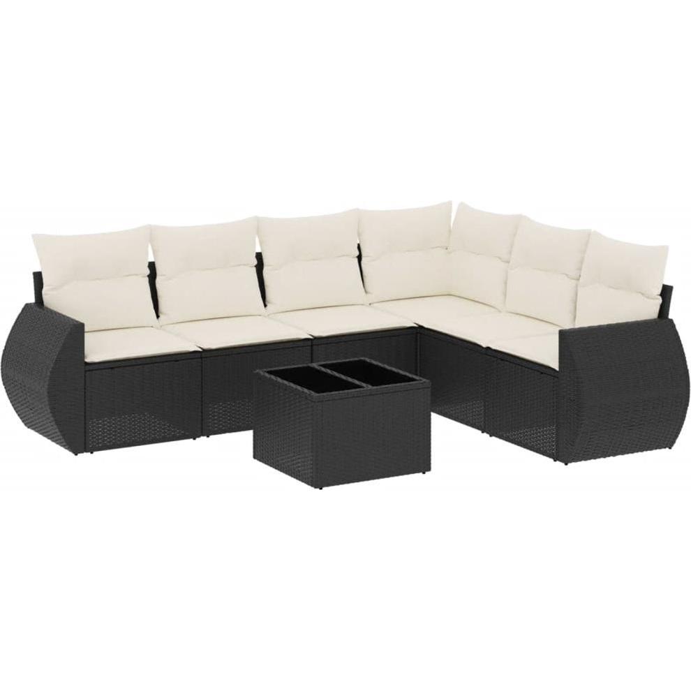 VidaXL, Gartenlounge, 10-tlg. Garten-Lounge-Set mit Kissen