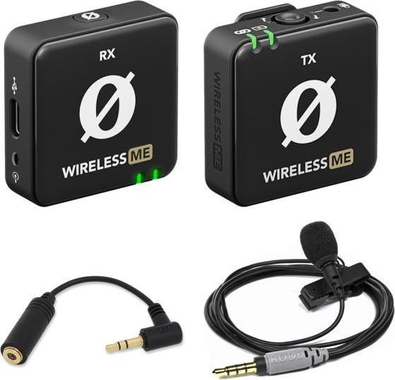 Produktbild RØDE Wireless ME mit Smartlav Mikrofon und Adapter