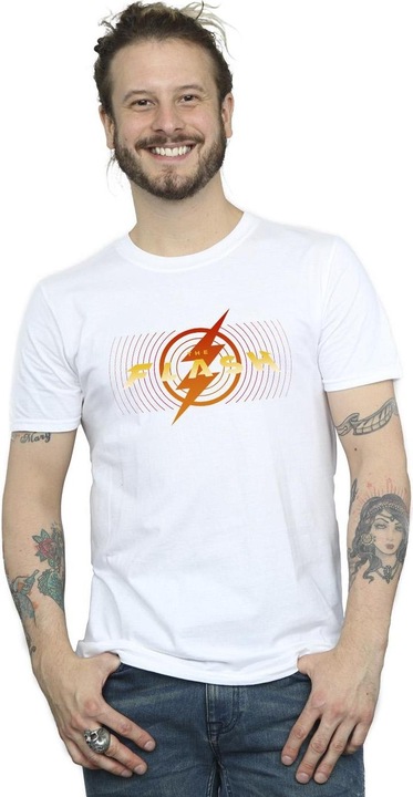 Actual product image Mens The Flash Red Lightning T-Shirt (L)