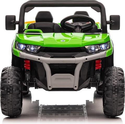 Actual product image Children's electric buggy with trailer, green