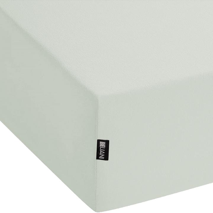 Produktbild Beliani Spannbettlaken Baumwolle hellgrün 200 x 200 cm JANBU (200 x 200 cm)