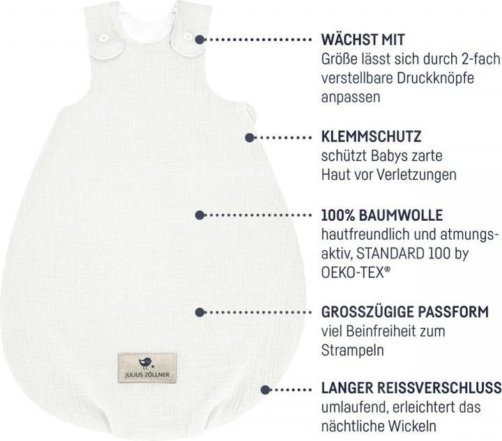 Image du produit Julius Zöllner Sac de couchage d'été (74.74 cm, 2.5 TOG, Toute l'année)