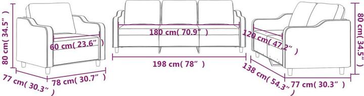 Produktbild vidaXL Hardy (2-Sitzer, 3-Sitzer)