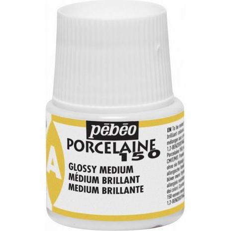 Pebeo, Künstlerfarbe + Bastelfarbe, Porcelaine 150 Glänzendes Medium (Mehrfarbig, 45 ml)