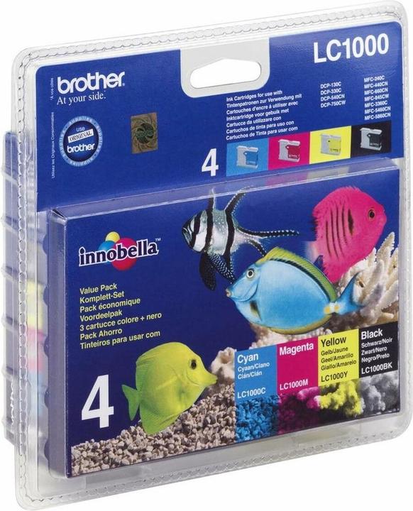 Produktbild Brother LC1000VALBP Value Pack (M, C, Y, BK)