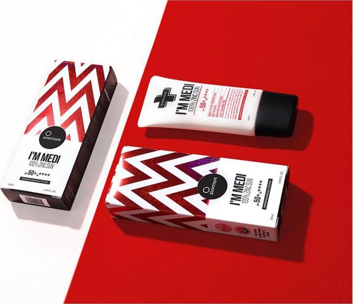 Immagine prodotto Suntique I'm Medi 100% Zinc (Crema solare viso, SPF 50, 50 ml)