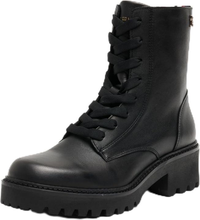 Actual product image Tommy Hilfiger Chic Mid Heel Lace-Up Boots (41)