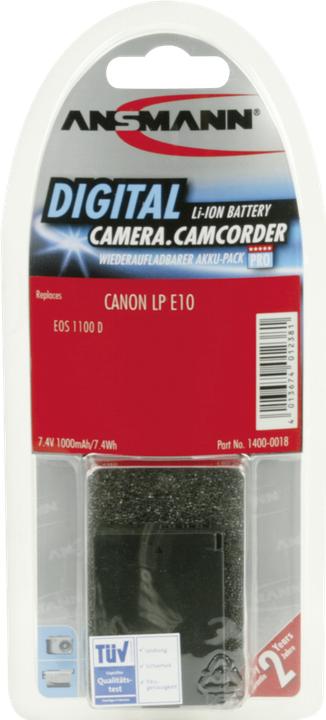 Actual product image Ansmann A-Can LP-E10 (Camera battery)