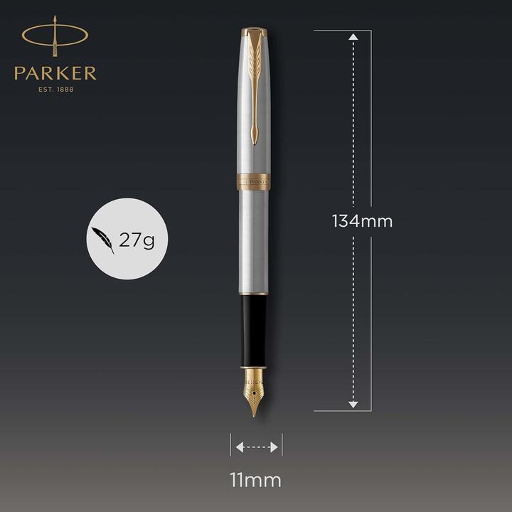 Actual product image Parker Pen Sonnet (Gold, Silver, 1 x)