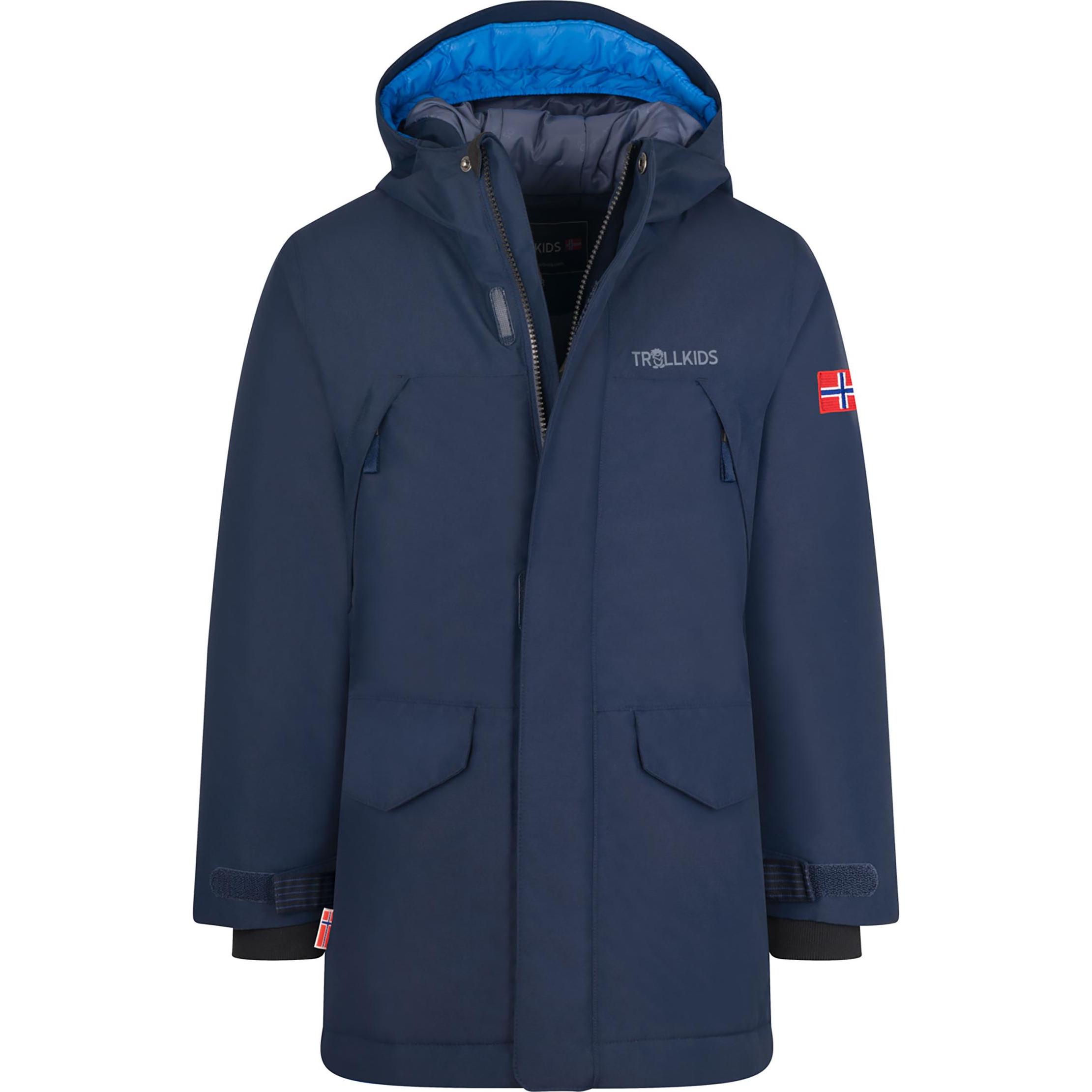 Trollkids, Unisex, Jacke, Kid's Harstad Jacket (140), Blau, 140