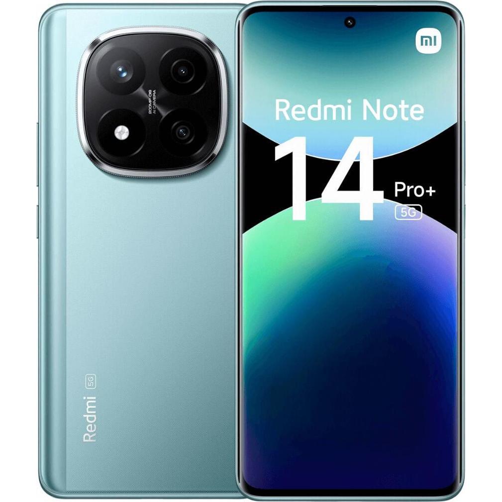 Xiaomi Redmi Note 14 Pro+ (512 GB, Frost Blue, 6.67", Dual SIM, 5G), Smartphone, Blau