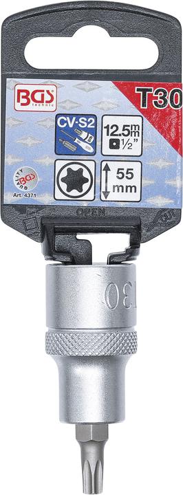 Immagine prodotto BGS Chiave a bussola 12,5 mm (1/2") profilo a T (per Torx) T30 (T30)