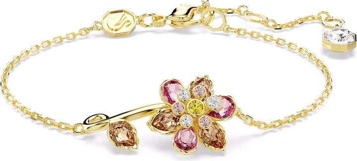 Immagine prodotto Swarovski Idyllia Armband Verschiedene Schliffe Blume Mehrfarbig Goldlegierungsschicht (20 cm, Metallo Swarovski)