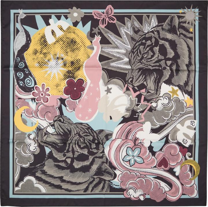 Immagine prodotto s.Oliver Tuch Bunt gemustertes Satintuch