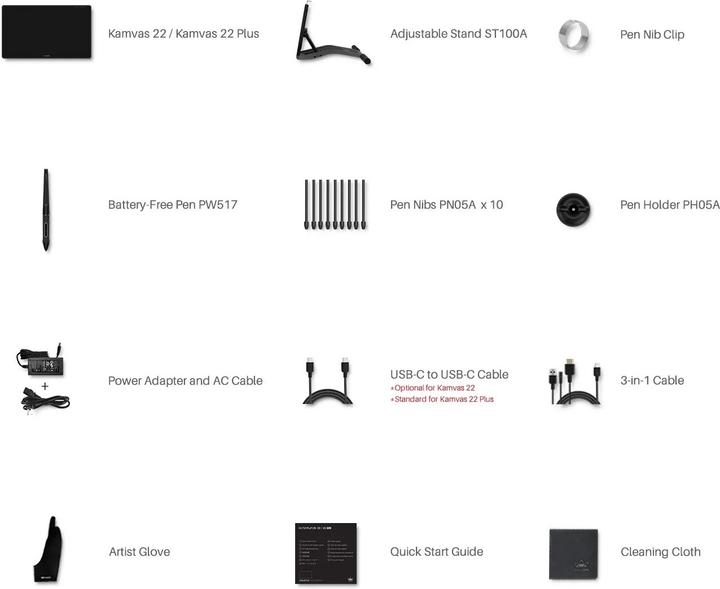 Produktbild Huion Kamvas 22 Plus (21.50", 5080 lpi)