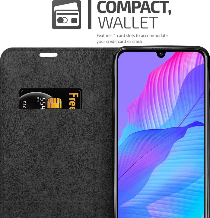 Actual product image Cadorabo Book Invisible Magnet Cover (Huawei P Smart S)