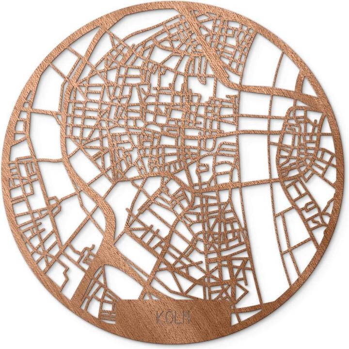 Produktbild Trenddeko Stadtplan Köln