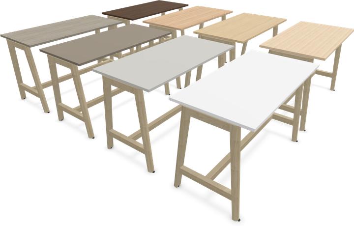Actual product image Narbutas Nova Wood high table (140 x 70 x 90 cm)