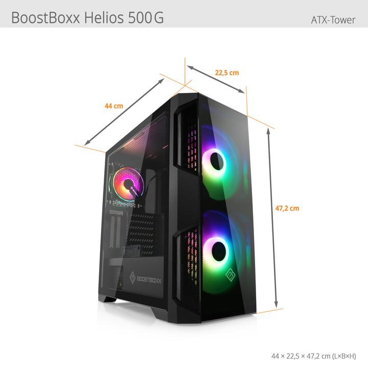Actual product image CSL Gaming PC M11010H (AMD Ryzen 5 8400F, 16 GB, 1000 GB, GeForce RTX 4060)