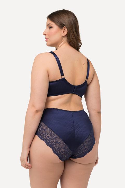 Produktbild Ulla Popken Bügel-BH, ohne Softcups, Satin, Spitze, Cup C - F (95 E)