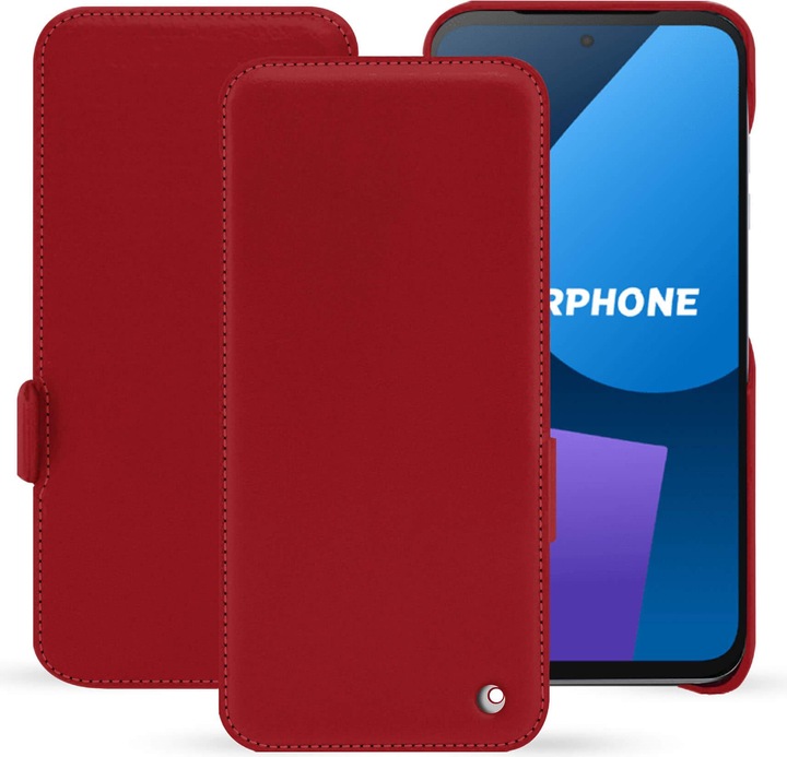 Actual product image Noreve Horizontal leather flap shell (Fairphone 5)