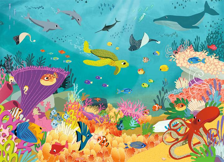 Immagine prodotto Nathan Pezzi XXL - Animali marini (60 pezzi)