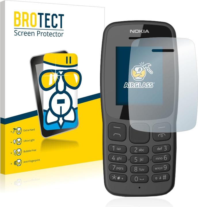 Actual product image BROTECT AirGlass Glass (1 Piece, Nokia 106 (2018))