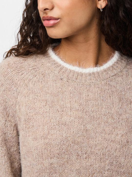 Immagine prodotto Pieces Pcivy Ls O-Neck Contrast Knit Noos Bc (XS)