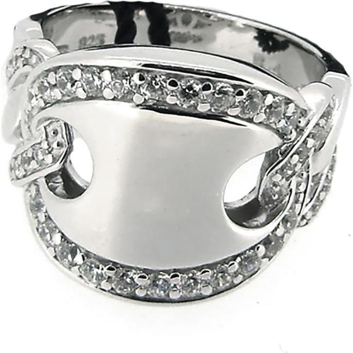 Gooix, Ring, Ring mit Zirkonia, (52, 925 Silber)
