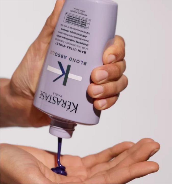 Actual product image Kérastase Blond Absolu Bain Ultra-Violet (250 ml, Liquid shampoo)