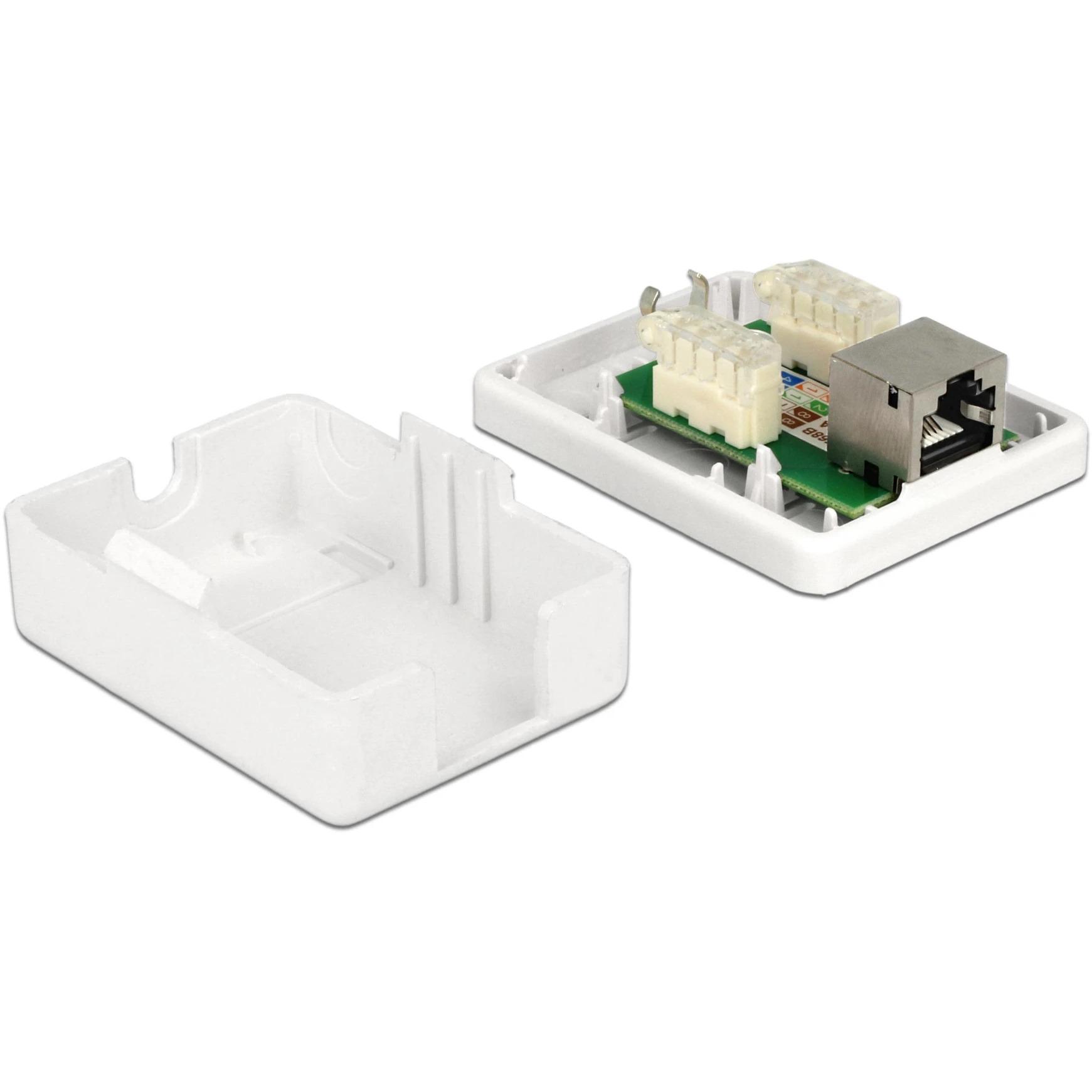 Thumbnail - Delock RJ-45 Cat.6 Gehäuse: 1 Port (Kabel Zubehör), Netzwerk Zubehör