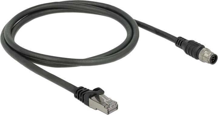 Image du produit Delock Câble patch : S/FTP 1m noir (S/FTP, CAT5e, 1 m)