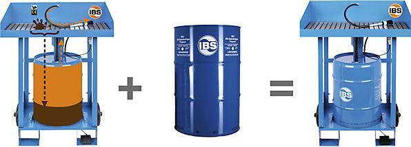 Produktbild kaiserkraft Kleinteilereiniger mobil, für Fassgrösse 50 l