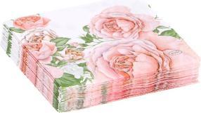 Actual product image Duni 20 SERVIETTEN 24X24 ROSE GLORY (20 x, 24 x 24 cm)