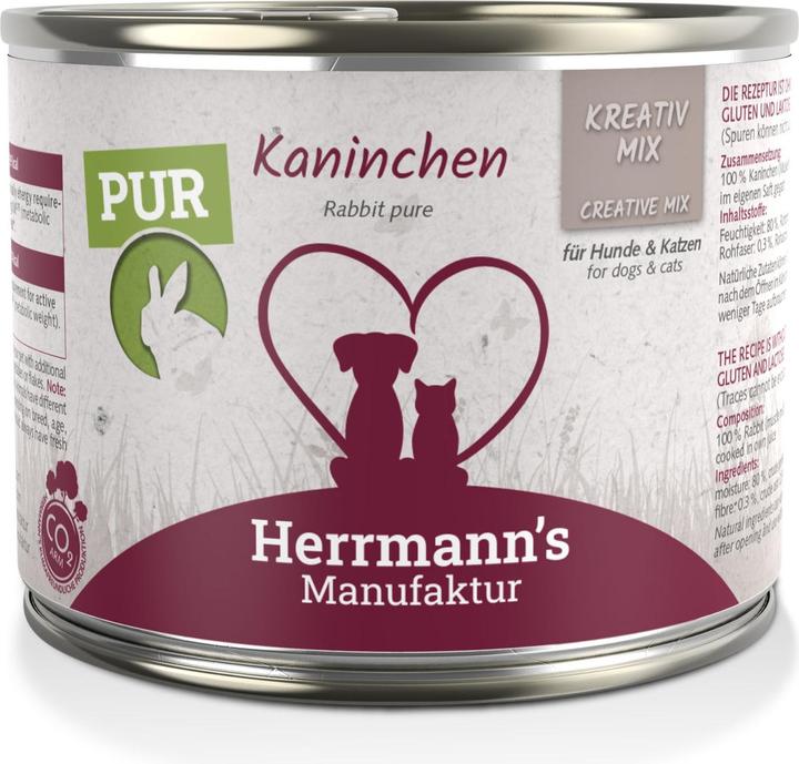 Image du produit Herrmanns Viande pure de lapin (Adulte, 12 pcs, 200 g)