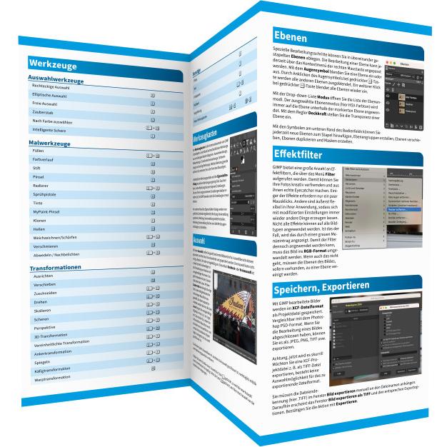 Thumbnail - GIMP - Kurzanleitung & Tastenkürzel, Fachbücher von Ulrich Dorn