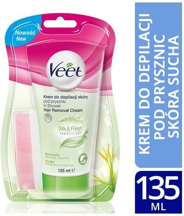 Produktbild Veet Silk&Fresh Cremation Is An Under Shower Hair Removal For Scores Dry 135Ml (135 ml)