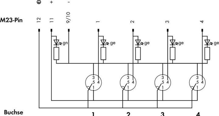 Produktbild Wago Sensor/Aktorbox passiv M12-Ver