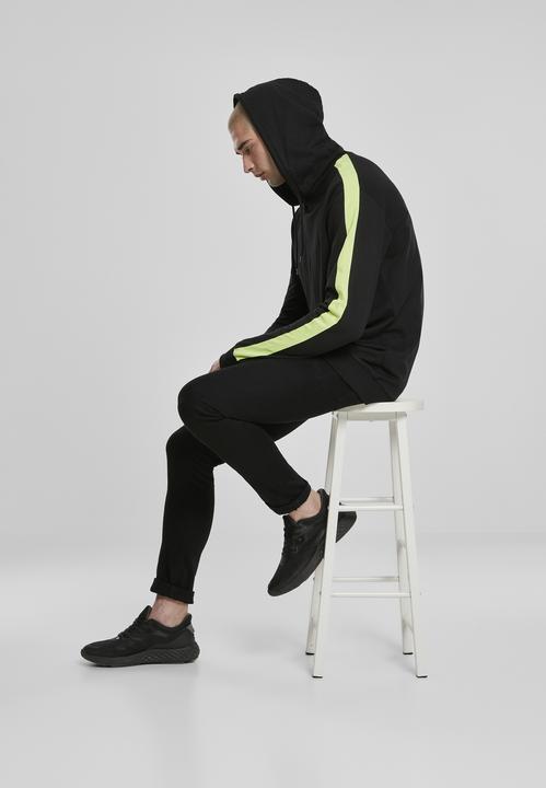Immagine prodotto Urban Classics Felpa con cappuccio a strisce neon (XXL)