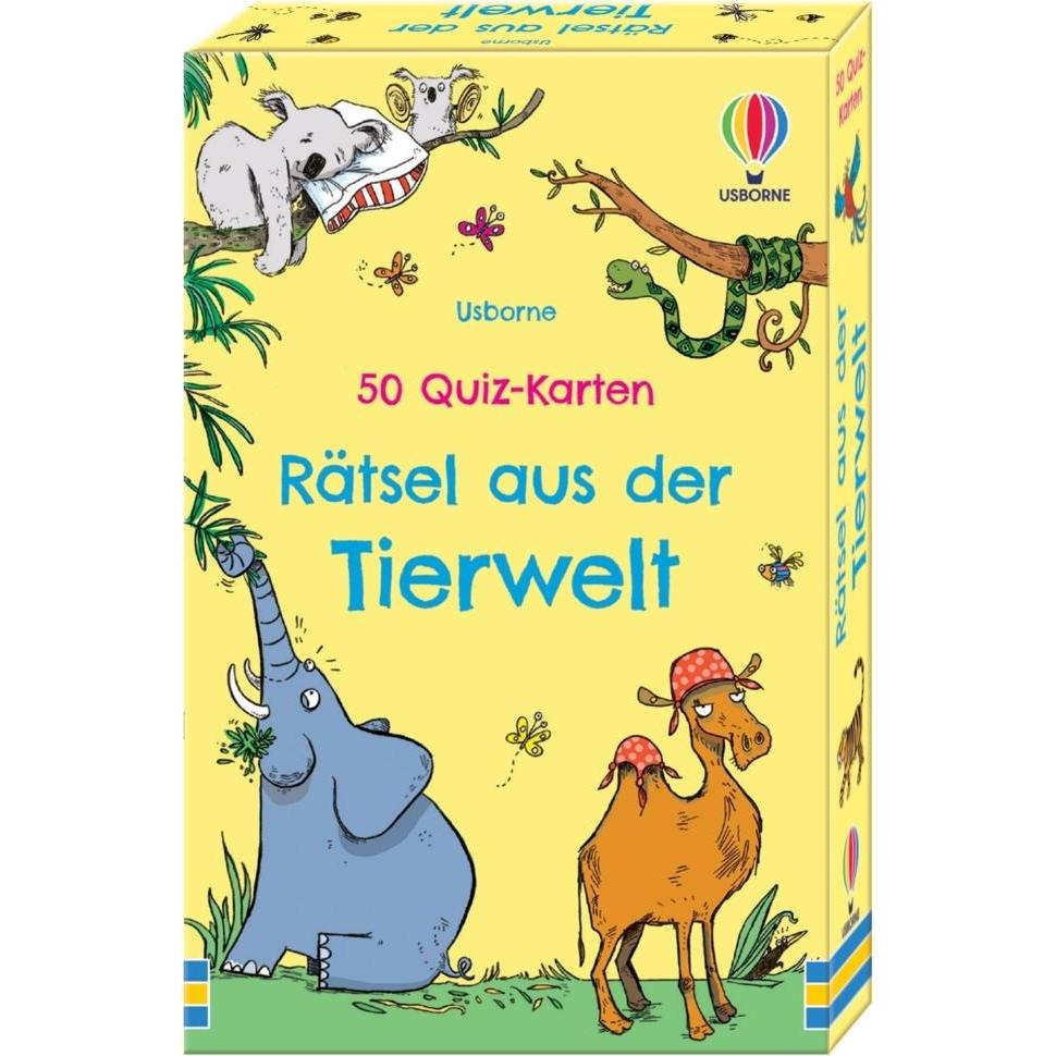 50 Quiz-Karten: Rätsel aus der Tierwelt, Kinderbücher