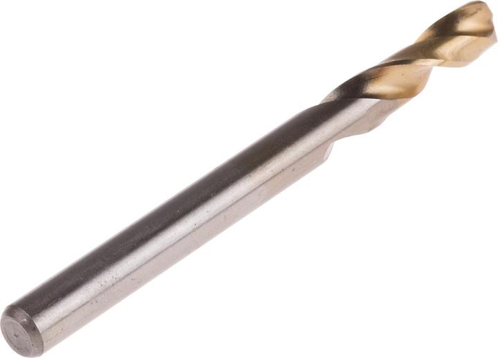 Actual product image RS PRO HSS TIN Straight Stub Drill DIN 5.5mm (5.5 mm)