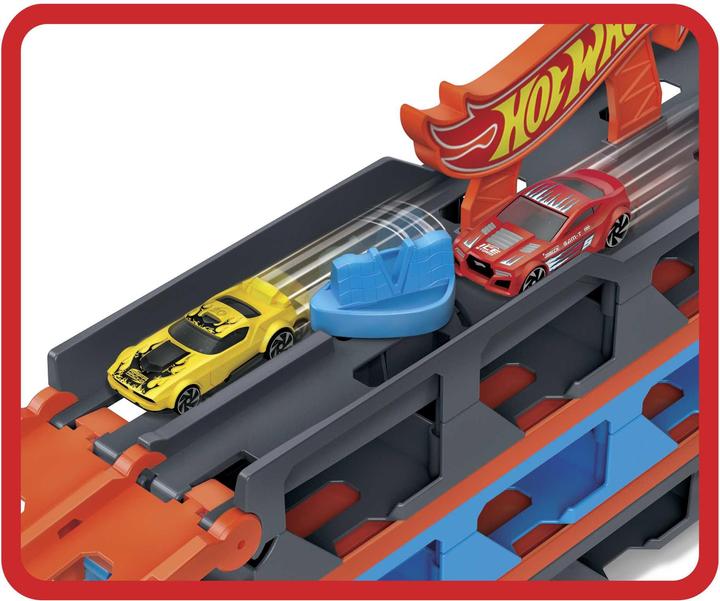 Actual product image Hot Wheels 2-in-1 Rennbahn-Transporter