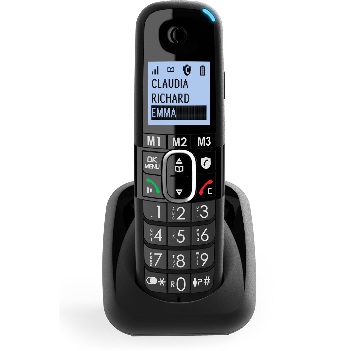 Thumbnail - amplicom BigTel 1582, Telefon, Schwarz