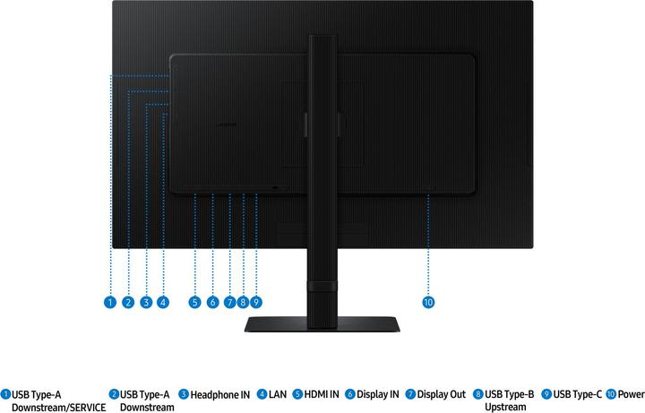 Image du produit Samsung ViewFinity S27D604U 27" 16:9 2560x1440 (2560 x 1440 pixels, 27")