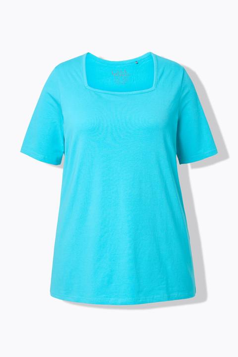 Actual product image Ulla Popken Essential Square Neck Stretch Tee (62)