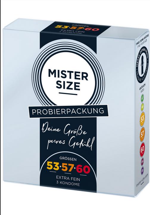 Image du produit Mister Size Moyen (53-57-60) (3 pcs)